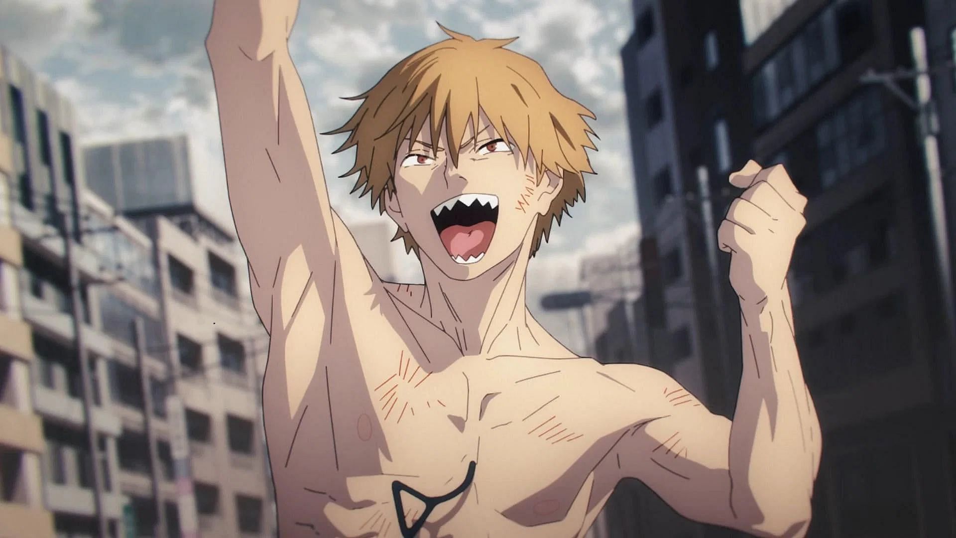 Denji as shown in the anime (Image via MAPPA)